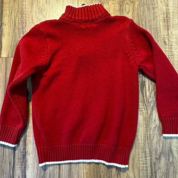 Boys Argyle Patterned 3/4 Zip Pullover Sweater - Picture 6 of 6